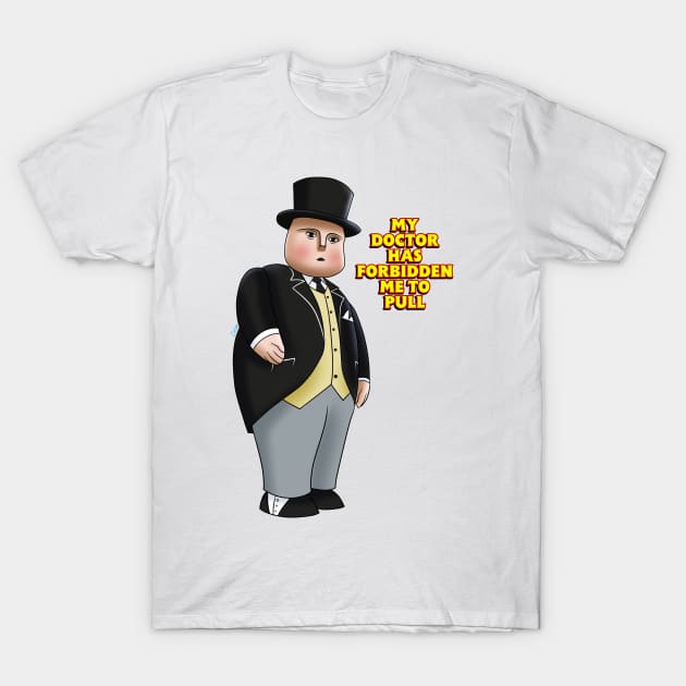 Fat Controller "forbidden to pull" T-Shirt by corzamoon